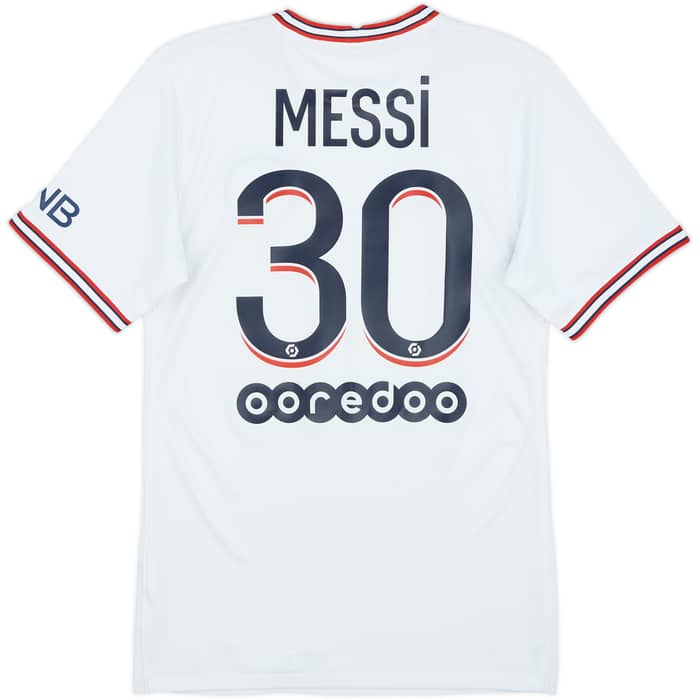 2021-22 Paris Saint-Germain Fourth Shirt Messi #30 - 8/10 - (XS)