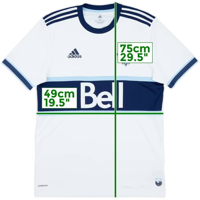 2021-22 Vancouver Whitecaps Home Shirt - 8/10 - (M)