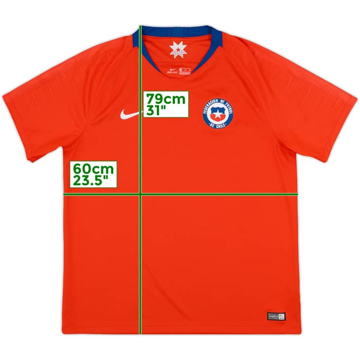 2018-19 Chile Home Shirt - 9/10 - (XL)
