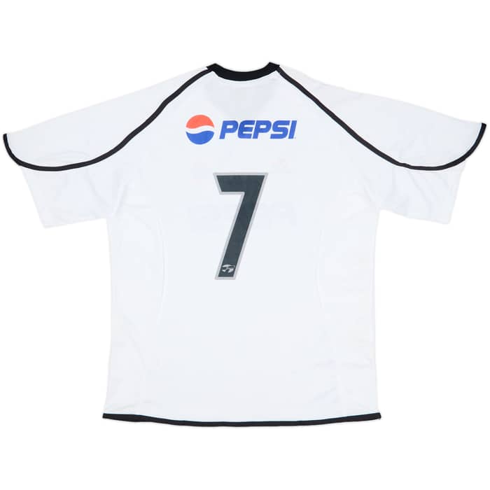 2001 Corinthians Home Shirt #7 - 8/10 - (XL)