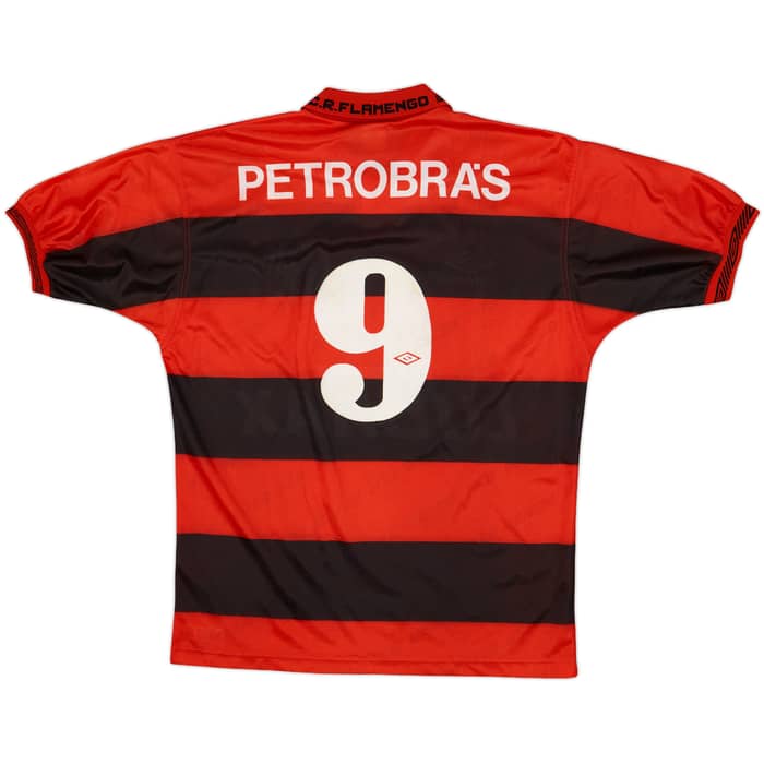 1992-93 Flamengo Home Shirt #9 - 8/10 - (L)