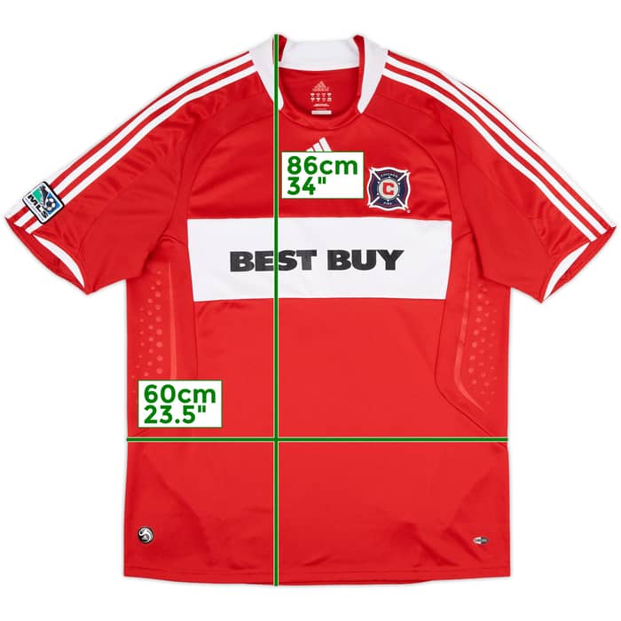 2008-09 Chicago Fire Home Shirt - 8/10 - (XL)
