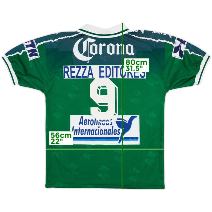 2001-02 Club Leon Home Shirt #9 - 7/10 - (XL)
