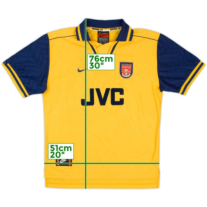 1996-97 Arsenal Away Shirt #11 - 8/10 - (M)