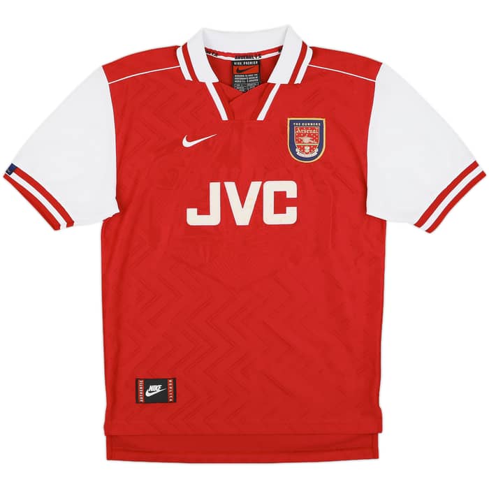 1996-98 Arsenal Home Shirt Adams #6 - 8/10 - (S)