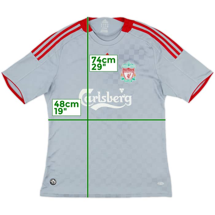 2008-09 Liverpool Away Shirt Gerrard #8 - 7/10 - (M)