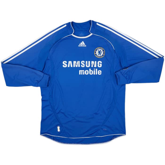 2006-08 Chelsea Home L/S Shirt - 5/10 - (XL)