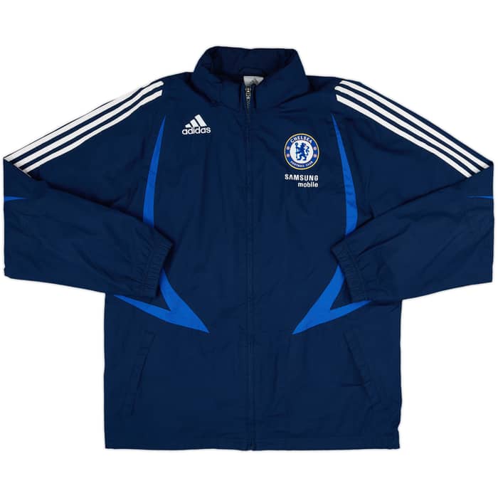 2007-08 Chelsea adidas Hooded Rain Jacket - 8/10 - (M/L)