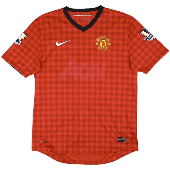 2012-13 Manchester United Home Shirt Ferdinand #5 - 4/10 - (L)