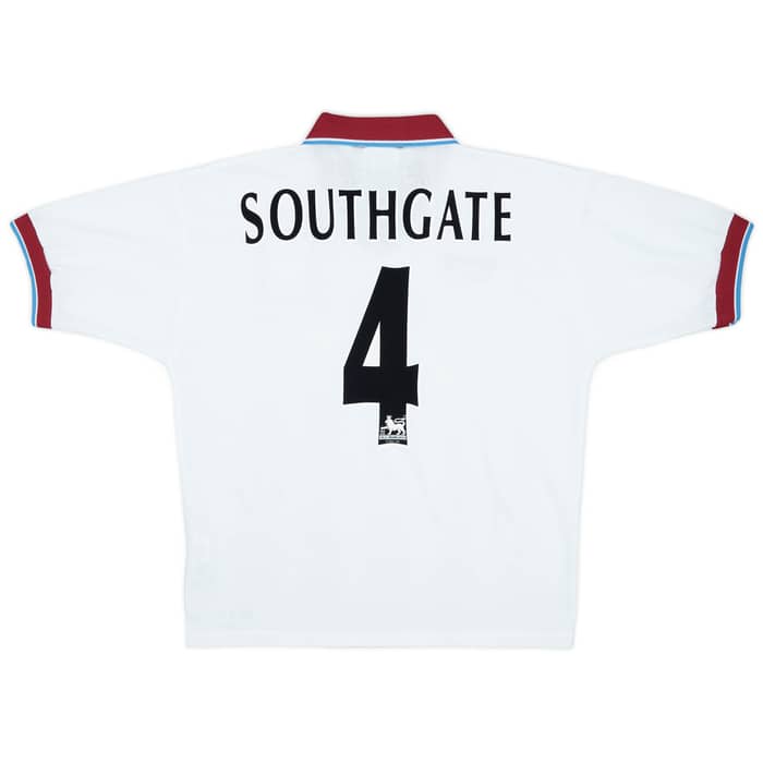 1996-98 Aston Villa Away Shirt Southgate #4 - 8/10 - (M)