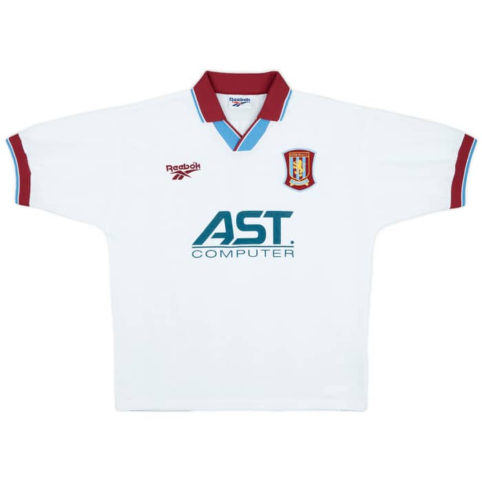 1996-98 Aston Villa Away Shirt Southgate #4 - 8/10 - (M)