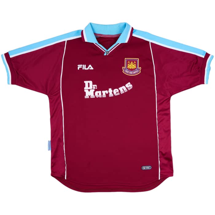 1999-01 West Ham Home Shirt Suker #9 - 8/10 - (XL)