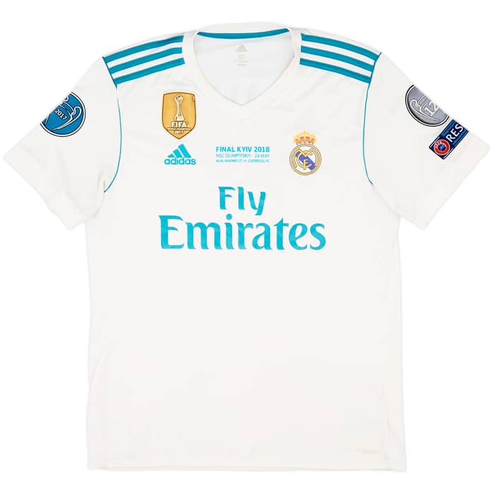 2017-18 Real Madrid 'Final Kyiv 2018' Home Shirt Bale #11 - 6/10 - (L)