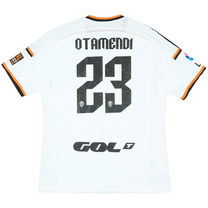 2014-15 Valencia Home Shirt Otamendi #23 - 6/10 - (XL)
