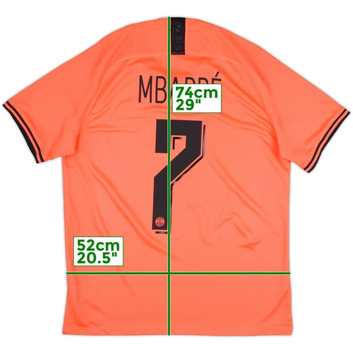 2019-20 Paris Saint-Germain Away Shirt Mbappe #7 - 8/10 - (L)