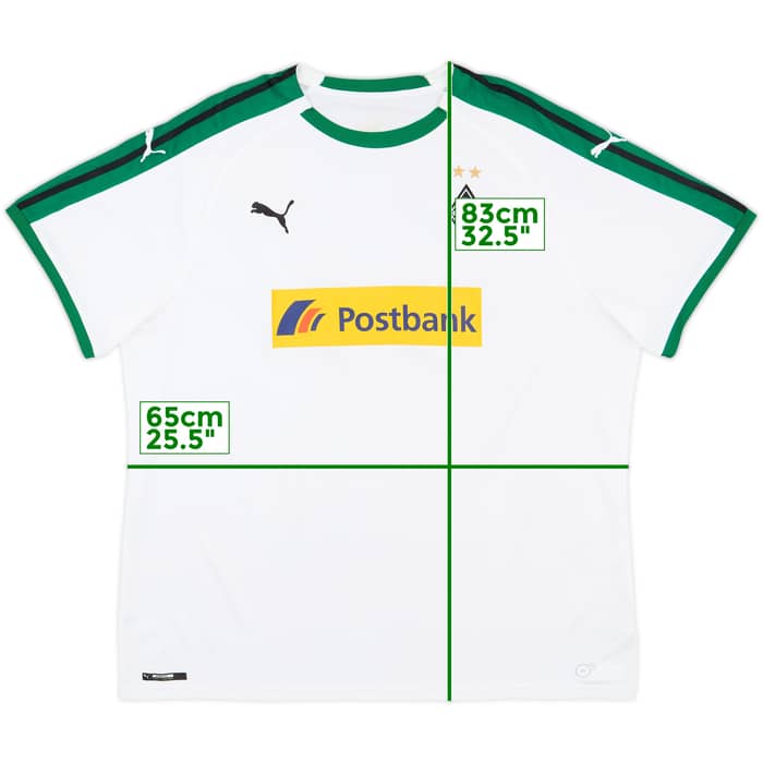 2018-19 Borussia Monchengladbach Home Shirt - 8/10 - (3XL)