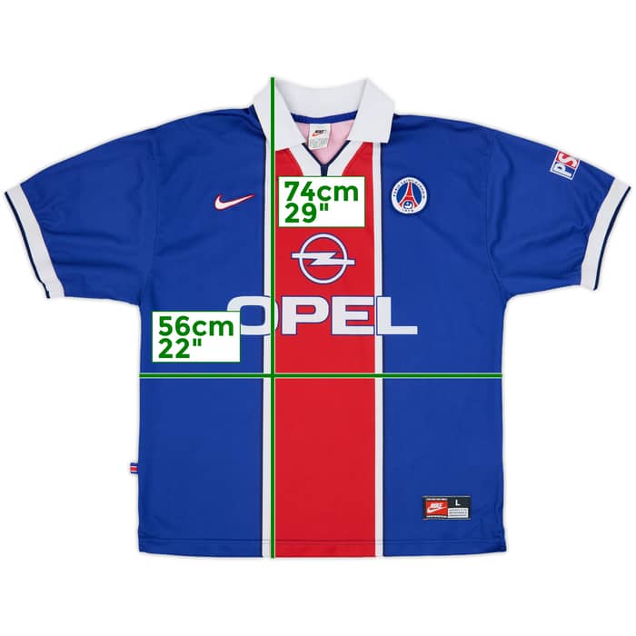 1997-98 Paris Saint-Germain Home Shirt - 8/10 - (L)
