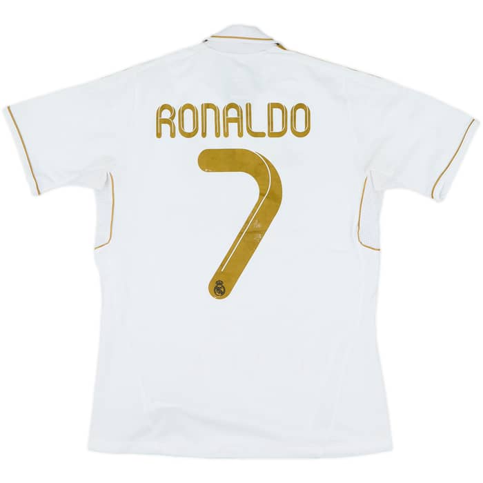 2011-12 Real Madrid Home Shirt Ronaldo #7 - 5/10 - (XL.Boys)