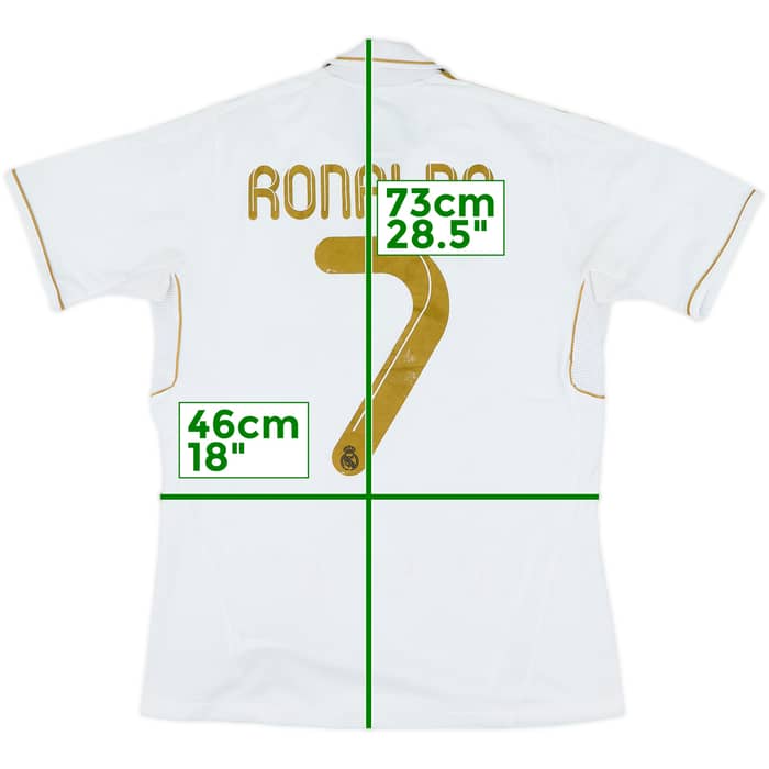 2011-12 Real Madrid Home Shirt Ronaldo #7 - 5/10 - (XL.Boys)