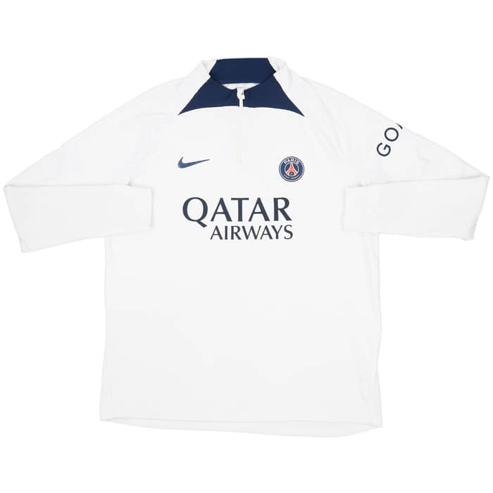 2022-23 Paris Saint-Germain Nike 1/4 Zip Drill Top - 6/10 - (XL)