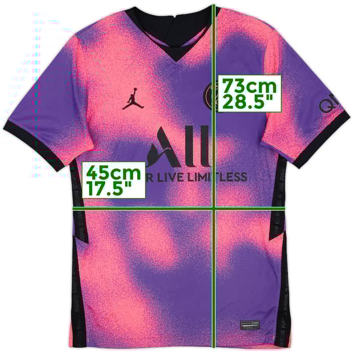 2020-21 Paris Saint-Germain Fourth Shirt - 8/10 - (S)