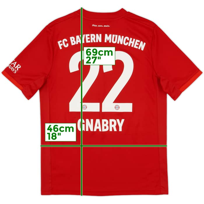2019-20 Bayern Munich Home Shirt Gnabry #22 - 8/10 - (XL.Boys)