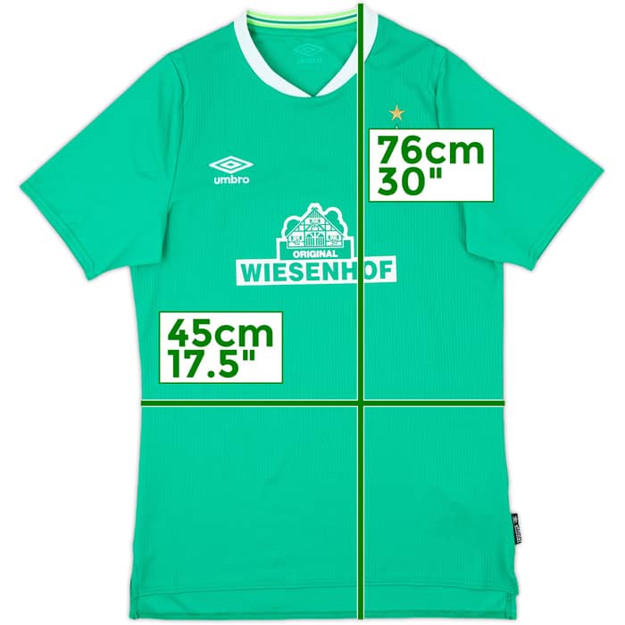 2019-20 Werder Bremen Home Shirt - 10/10 - (S)
