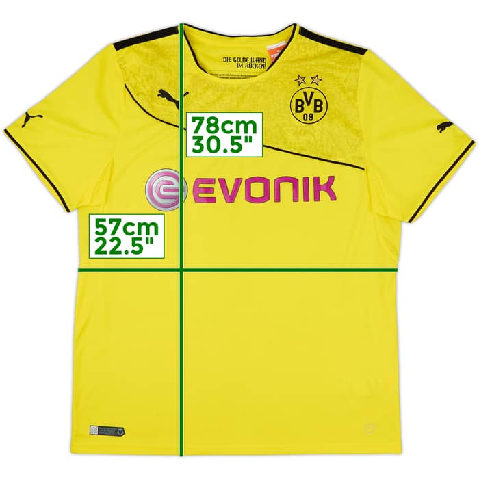 2013-14 Borussia Dortmund Home Shirt - 8/10 - (XL)