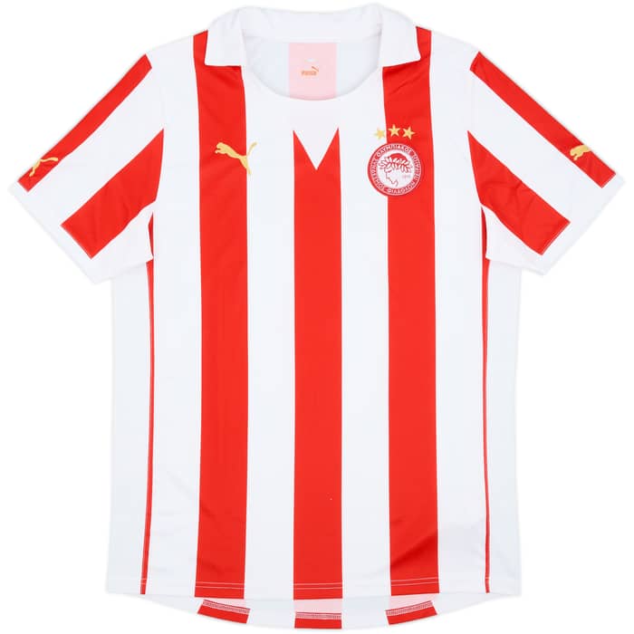 2011-12 Olympiakos Home Shirt - 9/10 - (L)