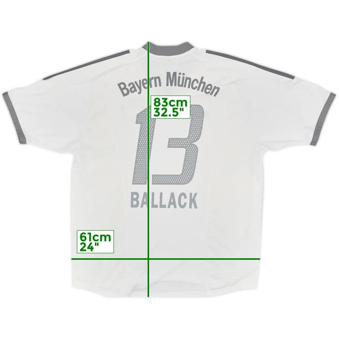 2002-03 Bayern Munich Away Shirt Ballack #13 - 7/10 - (XL)