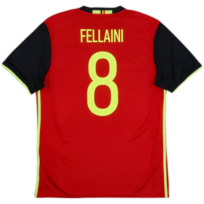 2016-17 Belgium Home Shirt Fellaini #8 - 10/10 - (L)