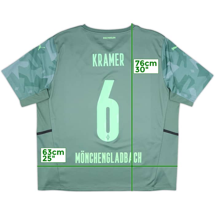 2021-22 Borussia Monchengladbach Away Shirt Kramer #6 - 8/10 - (XXL)