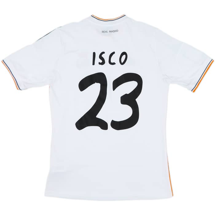 2013-14 Real Madrid Home Shirt Isco #23 - 6/10 - (XL.Boys)