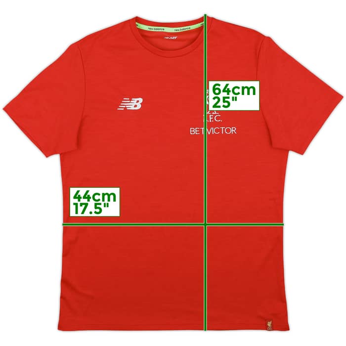 2018-19 Liverpool New Balance Training Shirt - 8/10 - (S)