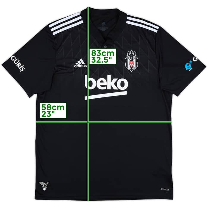 2021-22 Besiktas Away Shirt - 10/10 - (XL)
