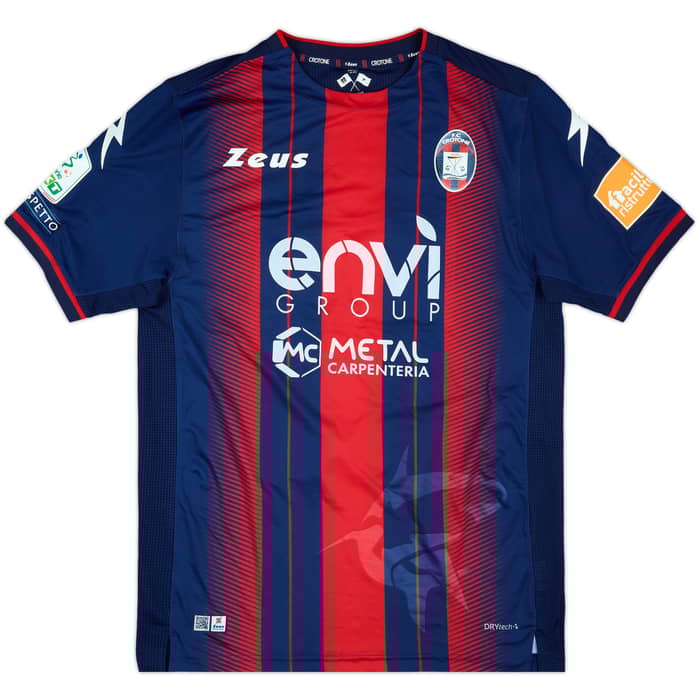 2018-19 Crotone Match Issue Home Shirt Mraz #33