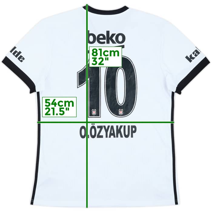 2017-18 Besiktas Home Shirt O.Ozyakup #10 - 7/10 - (XL)