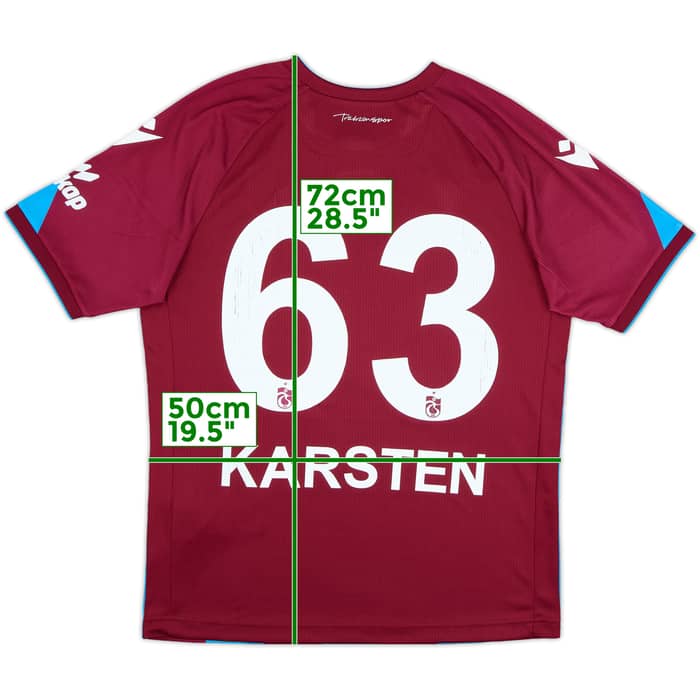 2022-23 Trabzonspor Home Shirt Karsten #63 - 5/10 - (L)