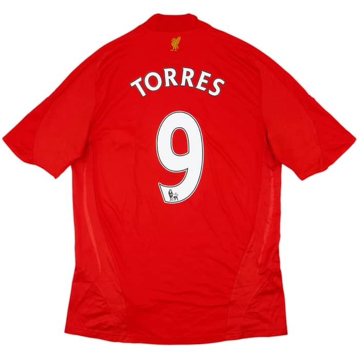 2008-10 Liverpool Home Shirt Torres #9 - 7/10 - (M)