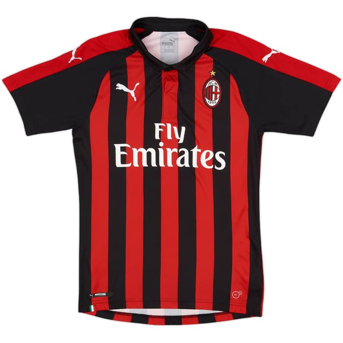 2018-19 AC Milan Home Shirt - 9/10 - (S)