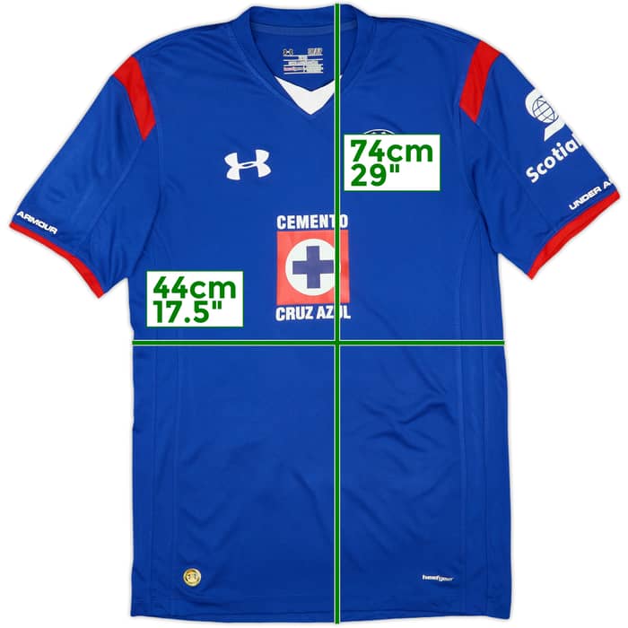 2014-15 Cruz Azul Home Shirt - 9/10 - (S)