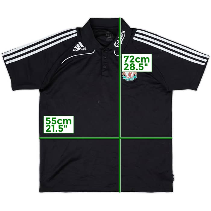 2008-09 Liverpool adidas Polo Shirt - 6/10 - (L)