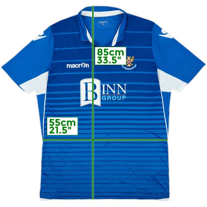 2019-20 St Johnstone Home Shirt - 8/10 - (3XL)