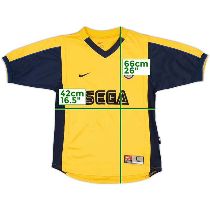1999-01 Arsenal Away Shirt - 8/10 - (L.Boys)