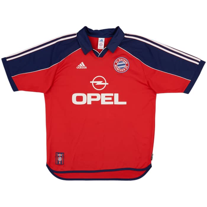 1999-01 Bayern Munich Home Shirt Elber #9 - 6/10 - (L)