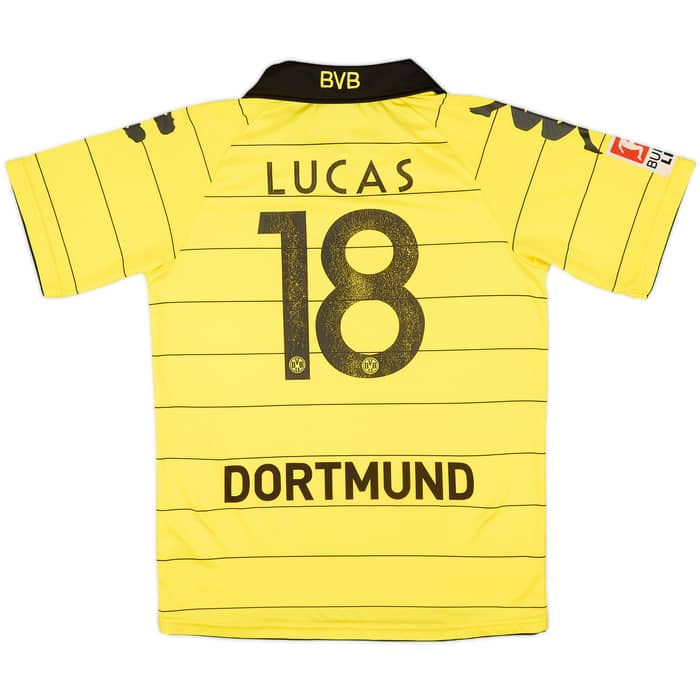 2010-11 Borussia Dortmund Home Shirt Lucas #18 - 4/10 - (L.Boys)
