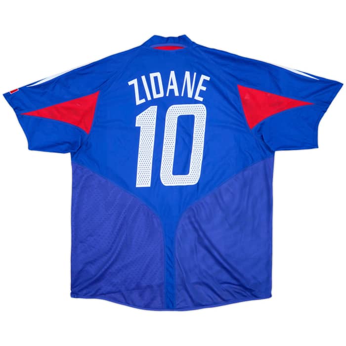 2004-06 France Home Shirt Zidane #10 - 7/10 - (XL)