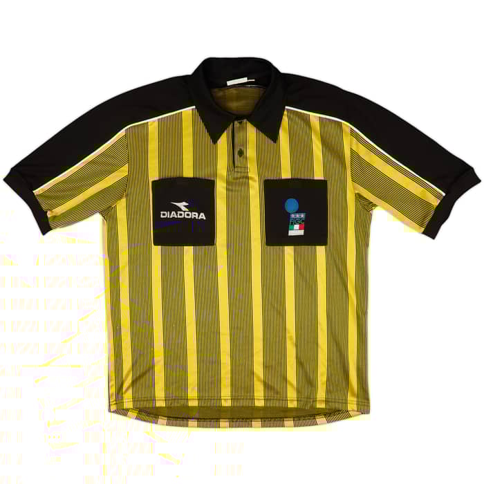 1999-00 Italy FIGC Diadora Referee Shirt - 6/10 - (L)