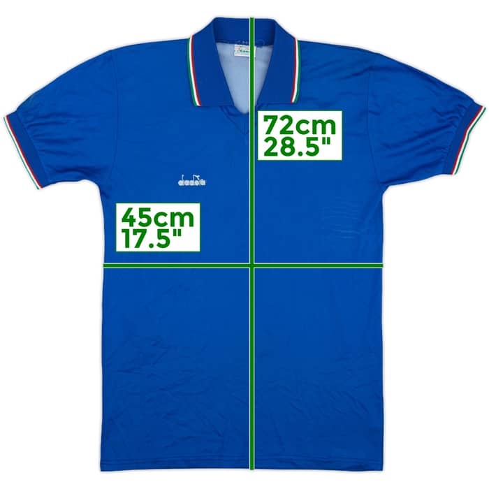 1986-90 Diadora Template Shirt (Italy) #15 - 7/10 - (M)