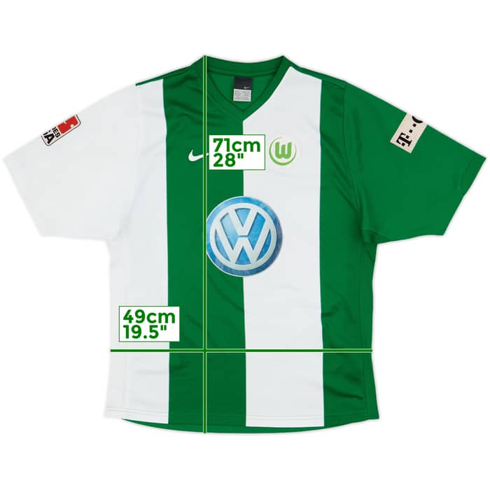 2006-07 Wolfsburg Home Shirt - 6/10 - (M)